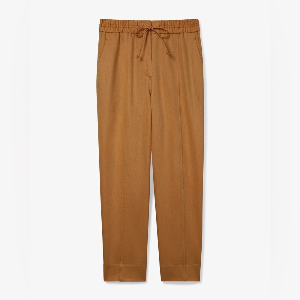 MM Lafleur The Shane 2.0 Drawstring Pant Everyday Twill In Acorn NWT Size 4 - Picture 6 of 15